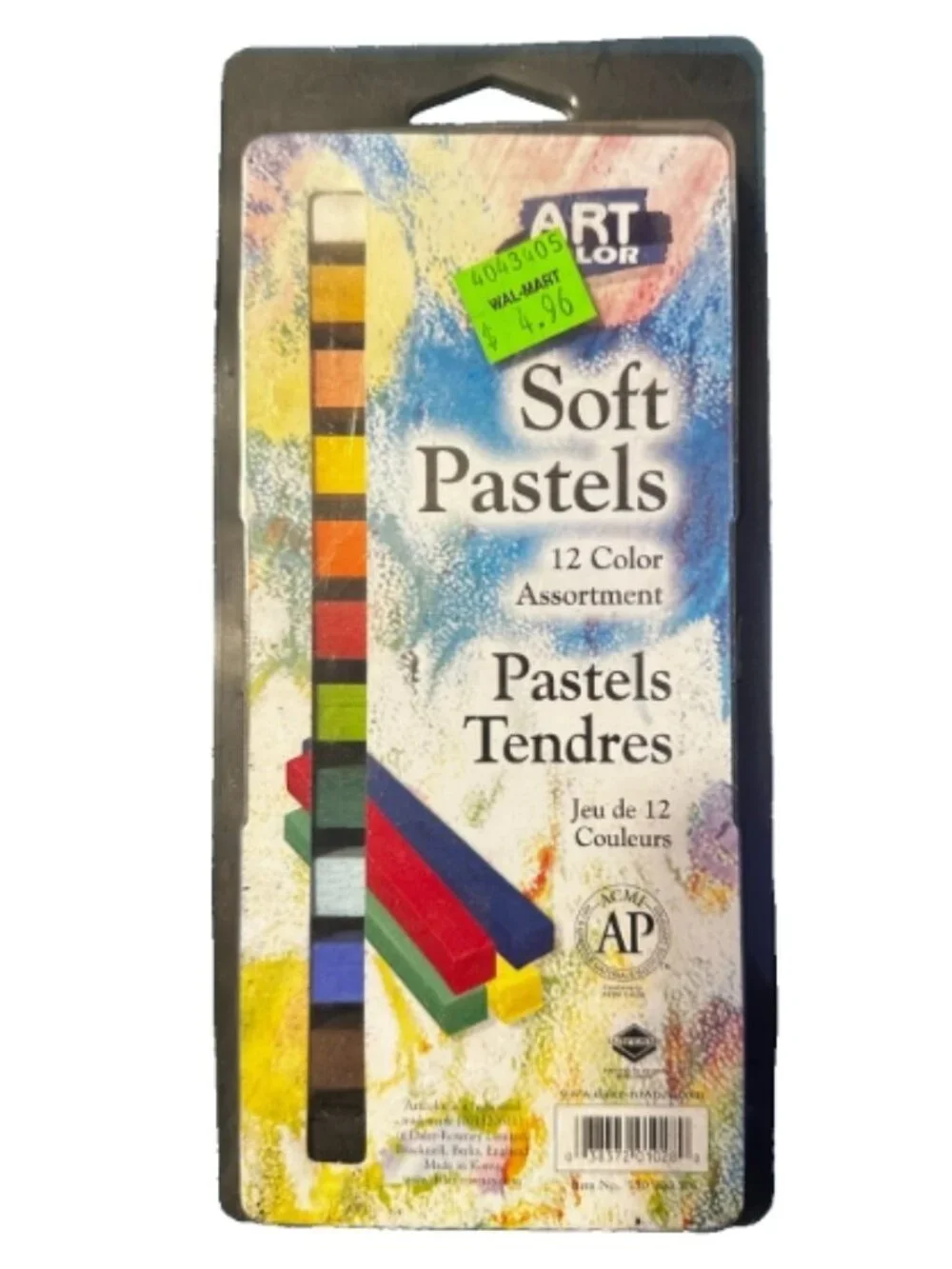 Daler-Rowney ArtColor Soft Pastels Set 12 Color Assortment Chalk Sticks Art